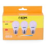 Edm Kit 3 ampoules LED sphériques E27 5W 400lm 3200K lumière chaude Ø4,5 x 8 cm
