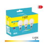 Edm Kit 3 ampoules LED E14 5W 400lm 6400K lumière froide Ø4,5x8cm angle 200° non dimmable