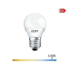 Edm Ampoule LED sphérique E27 5W 400lm 6400K lumière froide