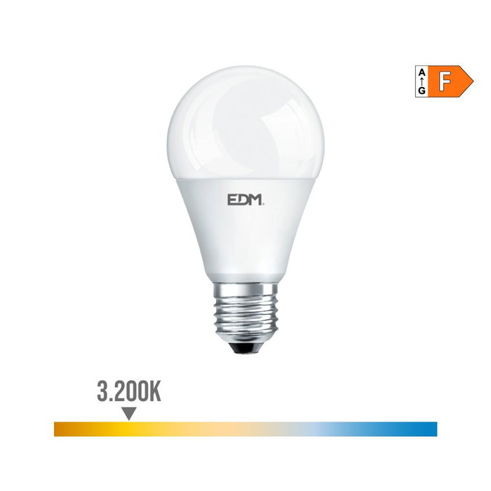 Edm Ampoule LED standard E27 15W 1521lm 3200K lumière chaude Ø6 x 11 cm Edm Ampoule LED standard E27 15W 1521lm 3200K lumière chaude Ø6 x 11 cm