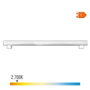 Edm Linestra LED 2 casquillos S14S 9W 810lm 2700K lumière chaude 500x30x47mm