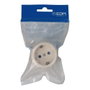 Solera Base de surface ronde blanche type F 10/16a 250v