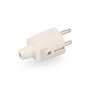 Edm Fiche en caoutchouc 10/16A 250V IP44 blanche