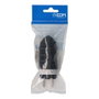 Edm Fiche en caoutchouc 16A 250V type F 4,8mm IP44 noire