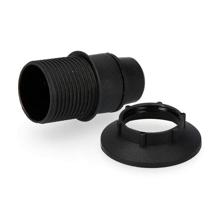 Solera Porte-lampe E14 semi-vissé noir avec rondelle Solera Porte-lampe E14 semi-vissé noir avec rondelle