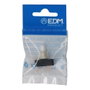 Edm Interrupteur unipolaire baquelite noir 6A 250V 24x12x26 mm