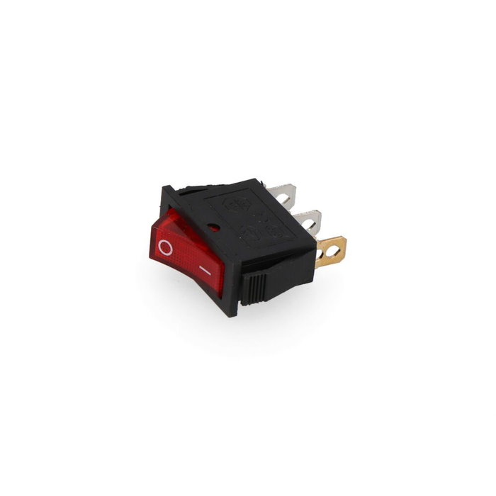 Edm Interrupteur lumineux encastrable étroit 16a noir Edm Interrupteur lumineux encastrable étroit 16a noir