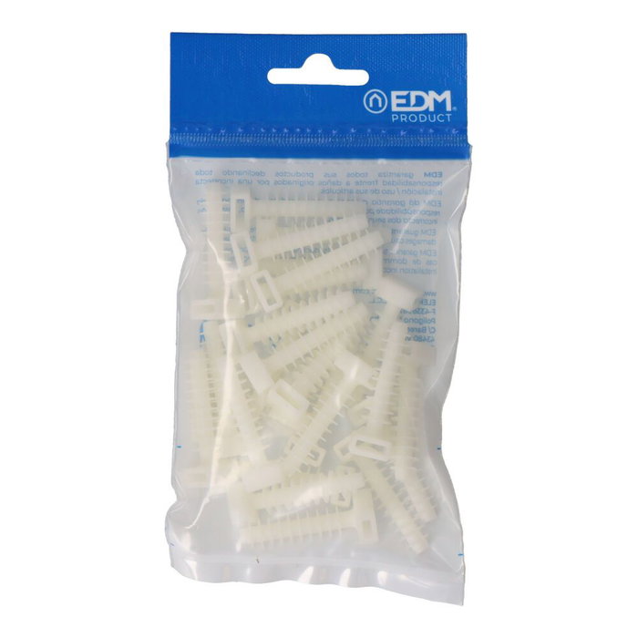 Edm Taco para brida n°8 blanco 25 unid. Edm Taco para brida n°8 blanco 25 unid.
