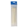 Edm Bridas de 4,6 x 203 mm, blanc, sachet de 25 unités