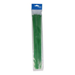 Edm Colliers de serrage en nylon vert 385 x 4,8 mm, 25 pcs