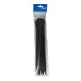 Edm Colliers de serrage en nylon noir 300 x 7,6 mm, sac de 25 unités