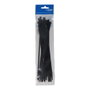 Edm Colliers de serrage en nylon noir 250 x 4,8 mm (25 pcs)