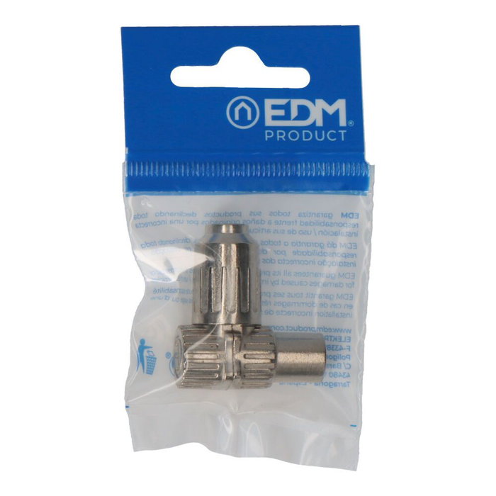 Edm Base tv acodada metalica 9,5mm
