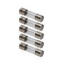 Edm Fusible 5 x 20 mm 2 A avec indicateur de fusion, lot de 5 pièces