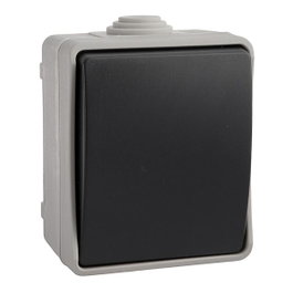 Solera Interrupteur poussoir étanche IP44 10A 250V