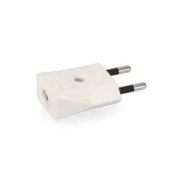 Edm Clavija bipolaire blanche 10A 250V 4mm