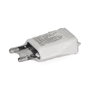 Edm Clavija 10a 250v blanca 4mm (retractilada) edm