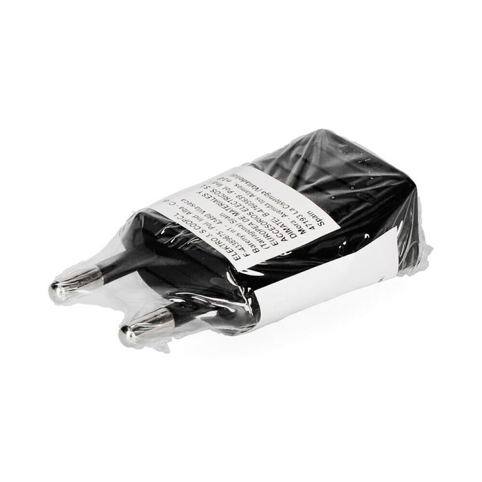 Edm Clavija 10a 250v negra 4mm (retractilada) edm