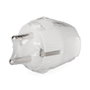 Edm Fiche de type F 10/16A 4,8mm blanc