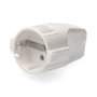 Edm Base aérienne Schuko T/t latéral 10/16 A 250 V blanche