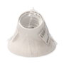 Edm Porte-lampe blanc à culot courbe E27