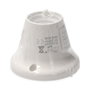Edm Portalamparas E27, Zocalo Recto, 4A 250V, Blanc, Max 40W, Diamètre Base 7.5 cm x Hauteur 5.5 cm