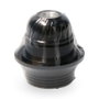 Edm Porte-lampe semi-vissé E27 avec rondelle rétractable noir