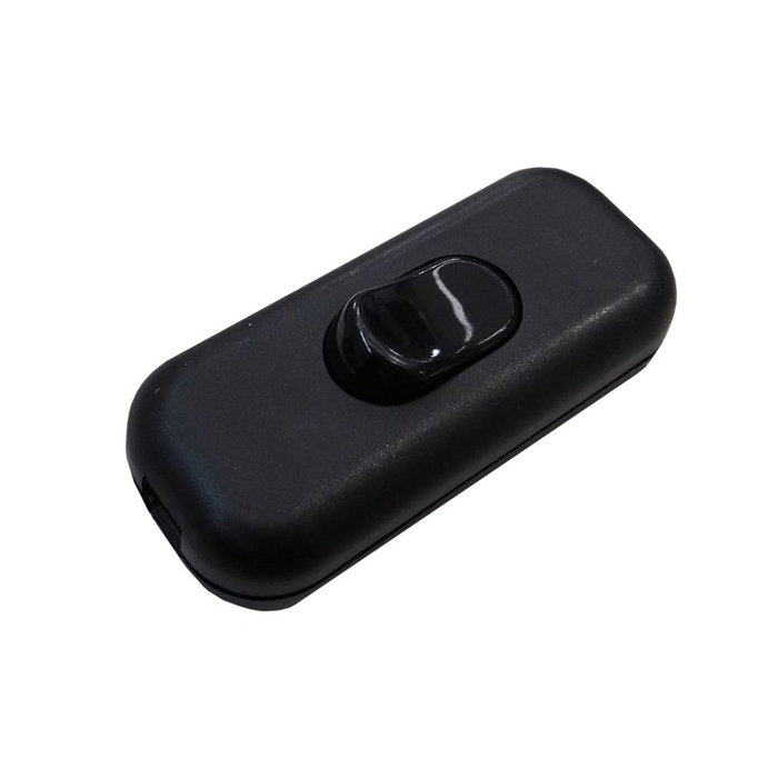 Arditi Interrupteur unipolaire 2A monté noir 60x26,3x18mm Arditi Interrupteur unipolaire 2A monté noir 60x26,3x18mm