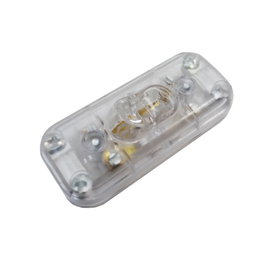 Null Interrupteur unipolaire 2A monté transparent 60x26,3x18mm