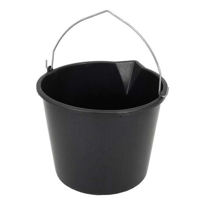 Seau avec poignée noir 12 l Seau avec poignée noir 12 l