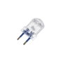 Pack de 2 clavijas européennes bipolaires transparentes 10A 250V 4mm