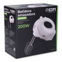 Edm Batteur malaxeur 200W 5 vitesses + turbo blanc