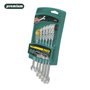 Mota Herramientas Jeu de 6 clés mixtes articulées avec cliquet 8-17 mm