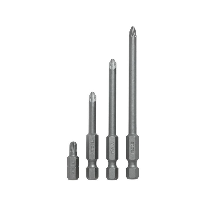Mota Herramientas Embout Pozidriv PZ1 x 25 mm 1/4 po Acier, 10 pcs