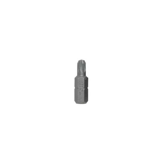 Mota Herramientas Embouts Pozidriv PZ2 x 25 mm ¼ po en acier, 10 unités Mota Herramientas Embouts Pozidriv PZ2 x 25 mm ¼ po en acier, 10 unités