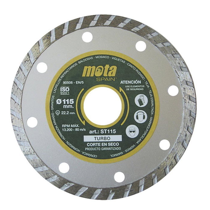 Mota Herramientas Disco diamantado turbo Ø230 mm St230