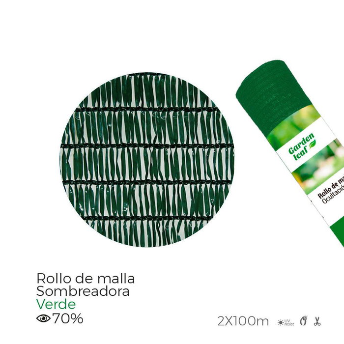 Maille de dissimulation EDM 75851 Vert polypropylène 70 % 2 x 100 m Rouleau Maille de dissimulation EDM 75851 Vert polypropylène 70 % 2 x 100 m Rouleau