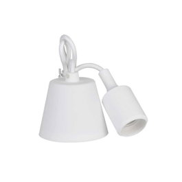 Edm Suspension en silicone blanc E27 60W