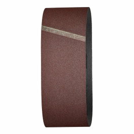 Wolfcraft Papier de verre à bande corindon grain 120, 75 x 533 mm, 3 pièces