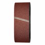 Wolfcraft Papier de verre à bande corindon grain 40, 76 x 457 mm, 3 pièces