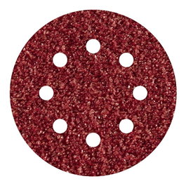 Wolfcraft Disques abrasifs autocollants en corindon Ø 125 mm, grain 60, 5 pièces