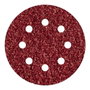 Wolfcraft Disques de ponçage adhésifs en corindon, ø125 mm, grain 60, 5 pcs