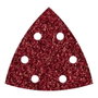Wolfcraft 1850000 Feuilles abrasives auto-agrippantes corindon delta 95mm grain 40 lot de 5