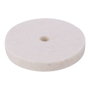 Wolfcraft Disque de polissage en feutre Ø 75 x 10 mm, diamètre de travail 75 mm, trou 10 mm