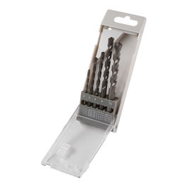 Wolfcraft 8450000 Jeu de 5 forets pour pierre, Ø4 à 10 mm