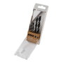 Wolfcraft 8458000 Jeu de 5 forets spirale pour bois CV Ø4 - Ø10 mm