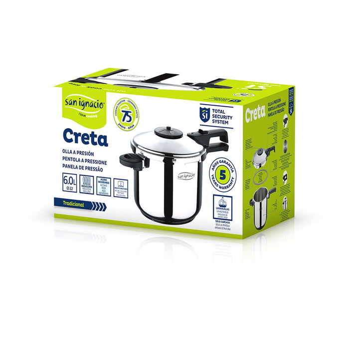 Marmites Express San Ignacio creta Acier inoxydable 6 L