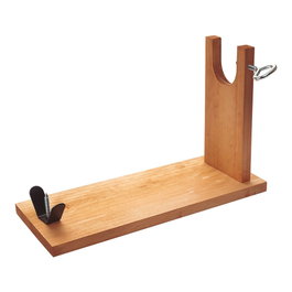 San Ignacio Jamonero Jaén en acier et bois de pin 23 x 40 x 16 cm