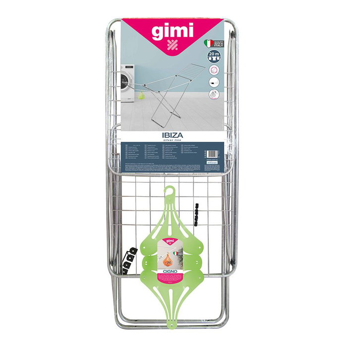 Corde à linge Gimi Ibiza Acier (20 m) Corde à linge Gimi Ibiza Acier (20 m)