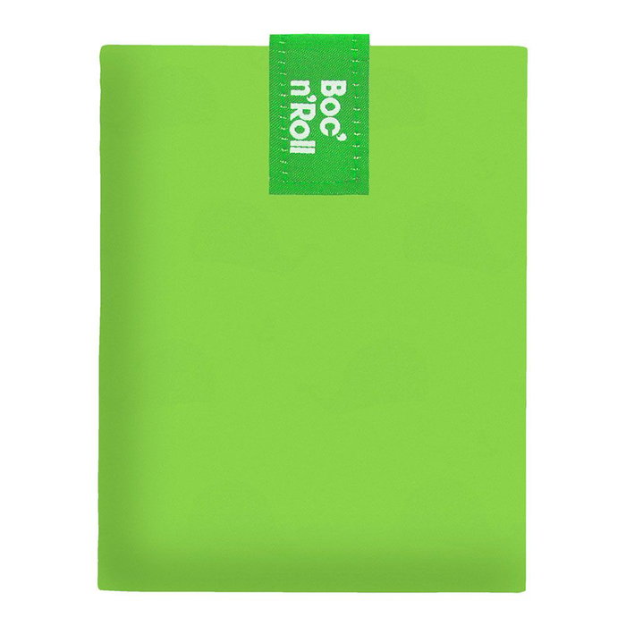 Boc'N'Roll Porte-repas réutilisable Essential Green 11 x 15 cm, lavable et imperméable Boc'N'Roll Porte-repas réutilisable Essential Green 11 x 15 cm, lavable et imperméable